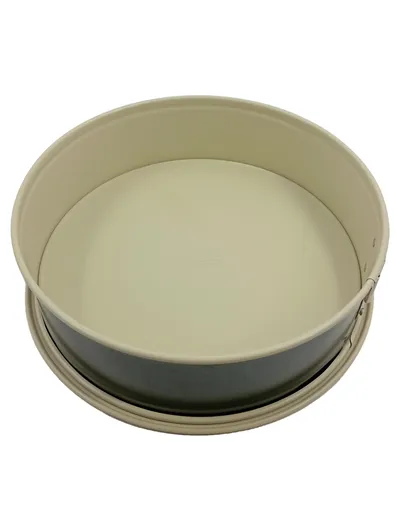 Kaiser Springform Kuchenform Backform rund 26 cm Beige Metall