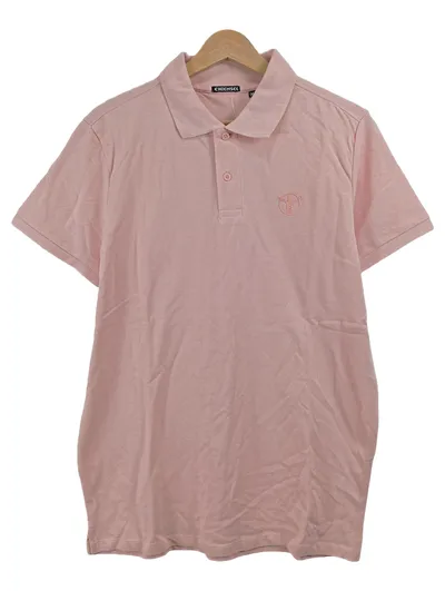 Chiemsee Herren Poloshirt Rosa Gr. 38 M Kurzarm Casual Baumwolle