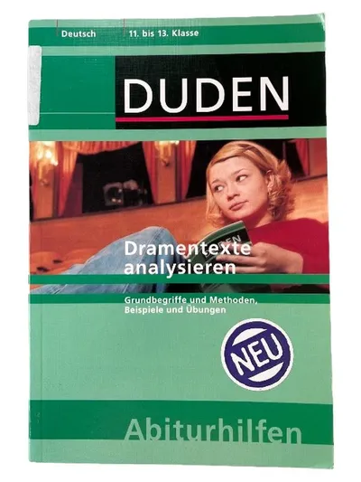 Duden Dramentexte analysieren Deutsch 11.-13. Klasse Abiturhilfen