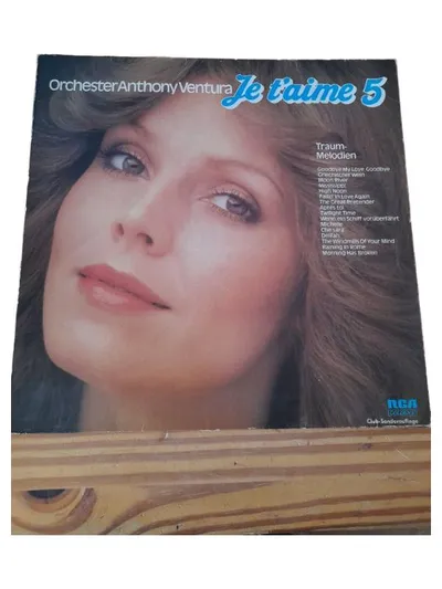 Orchester Anthony Ventura Je t'aime 5 Traum-Melodien Vinyl LP RCA