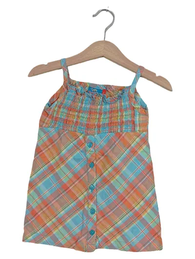 Topolino Sommerkleid Mädchen Kariert Trägerkleid Mehrfarbig Gr. 86