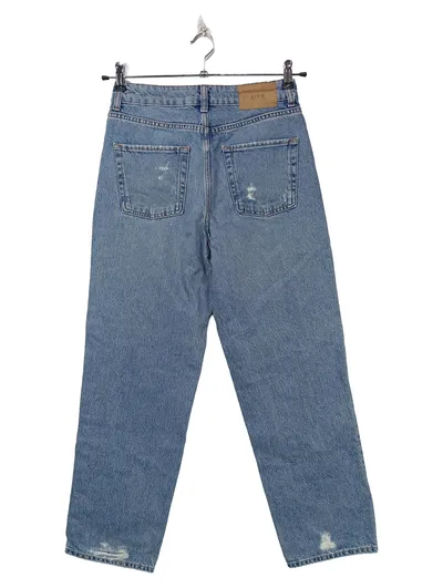 JJXX Damen Jeans Straight Leg Destroyed W27 36 S Blau