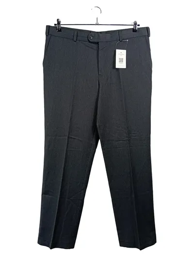 Canda Herren Anzughose Stoffhose Grau Gr. 54 W38 XXL Wolle Business