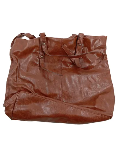 edc by Esprit Damen Henkeltasche Braun Leder Shopper Tragetasche Groß