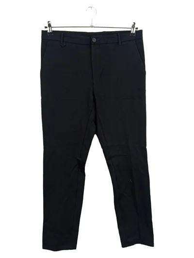 HUGO BOSS Stoffhose Herren Gr. 50 Schwarz Klassisch Business