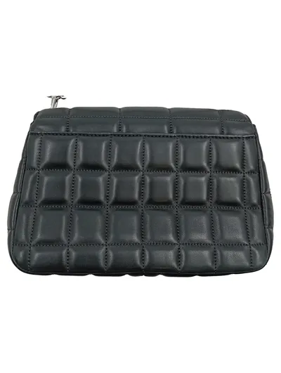 Michael Kors Greenwich Damen Henkeltasche Leder Schwarz Gesteppt