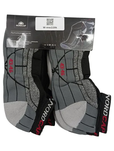 NORDCAP Herren Strümpfe Performance Socks Sport Socken Grau Gr. 43-46