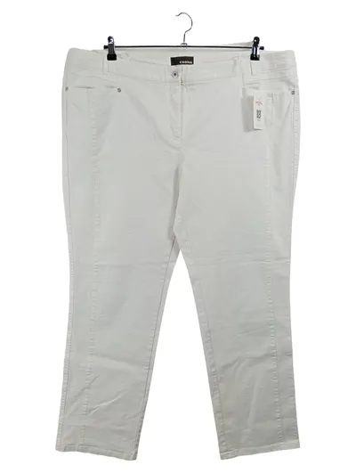 Cosma Stoffhose Damen Weiß Gr. 52 Casual