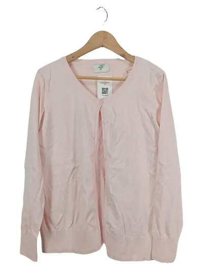C&A The Basics Damen Strickjacke Rosa Gr. L Punkte Baumwolle