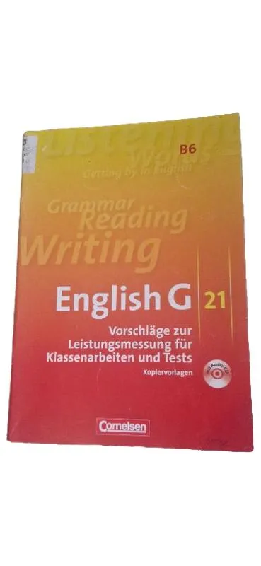 English G 21 B6 Vorschläge zur Leistungsmessung Cornelsen Kopiervorlagen