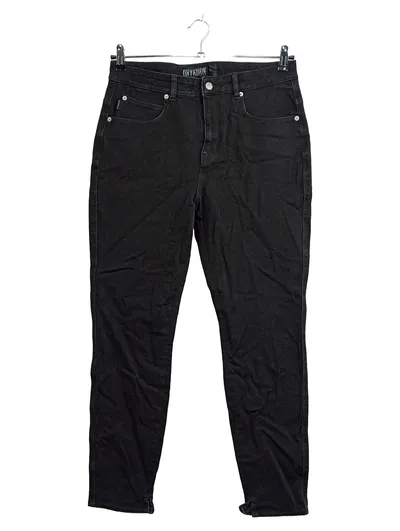 DRYKORN Damen Jeans Straight Leg Schwarz Gr. 42 W33 Casual