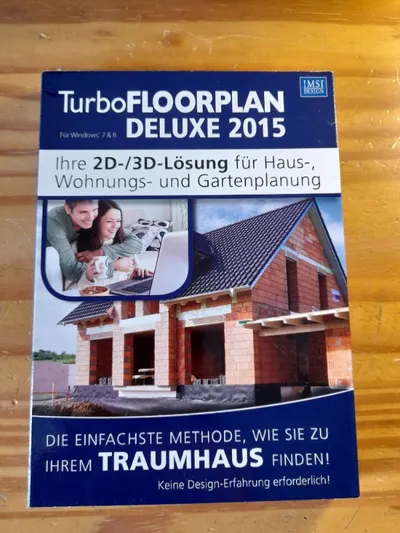 IMSI Design TurboFLOORPLAN DELUXE 2015 Haus Garten Planung Software PC