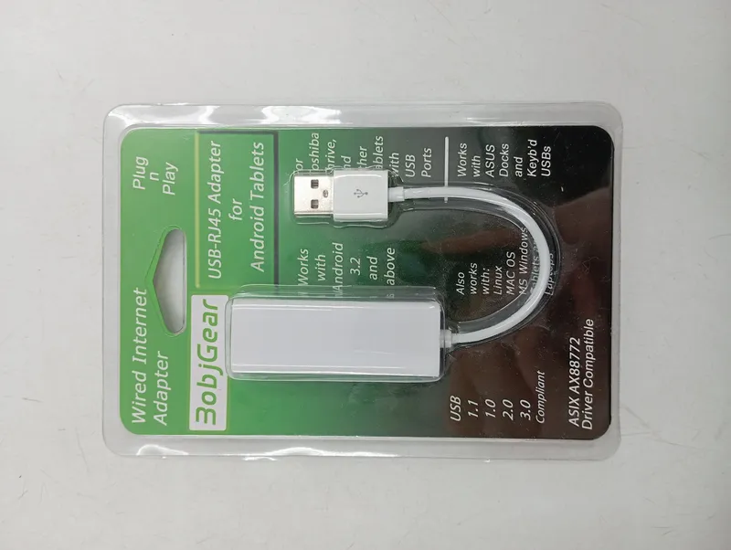BobjGear USB-RJ45 Ethernet LAN Netzwerk Adapter für Android Tablets Weiß 2