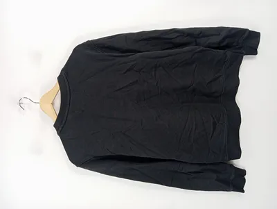 Calvin Klein Jeans Herren Pullover Schwarz Gr. 48 M Sweatshirt Schriftzug