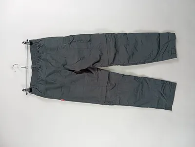 Trollkids Kinder Zip-Off Outdoorhose Grau Gr. 152 Wanderhose