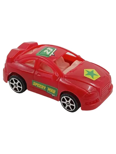 Happy People Spielzeugauto Mad Speedy Rennauto Rot Kunststoff 8cm