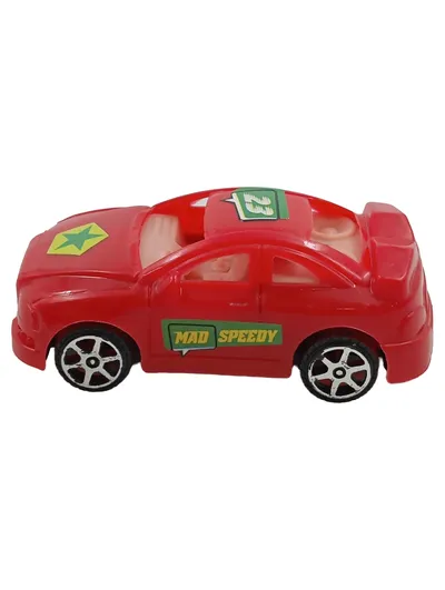 Happy People Spielzeugauto Mad Speedy Rennauto Rot Kunststoff 8cm