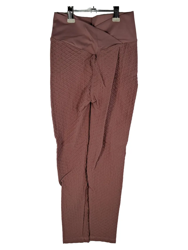 BoomBooty Leggings Damen Rosa Gr. S Sportlich Gesteppt 1