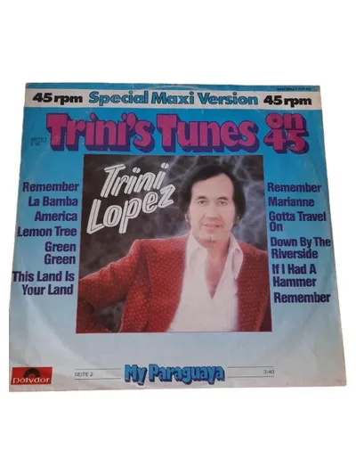 Trini Lopez - Trini's Tunes on 45 - Vinyl Maxi Single Polydor