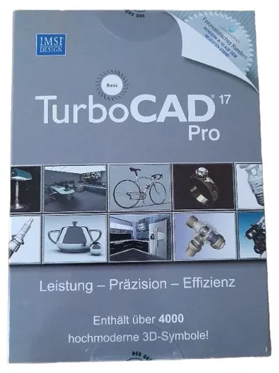 TurboCAD Pro 17 IMSI Design 3D CAD Software Fotorealistisches Rendern PC