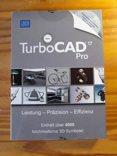 TurboCAD Pro 17 IMSI Design 3D CAD Software Fotorealistisches Rendern PC