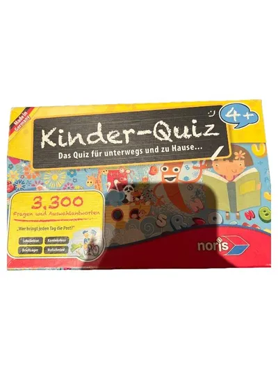 Noris Kinder Quizspiel Allgemeinwissen Lernspiel 3300 Fragen ab 4 Jahre