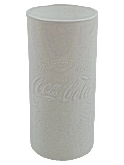 Coca-Cola Trinkbecher Fan Becher Glas Weiß 350ml