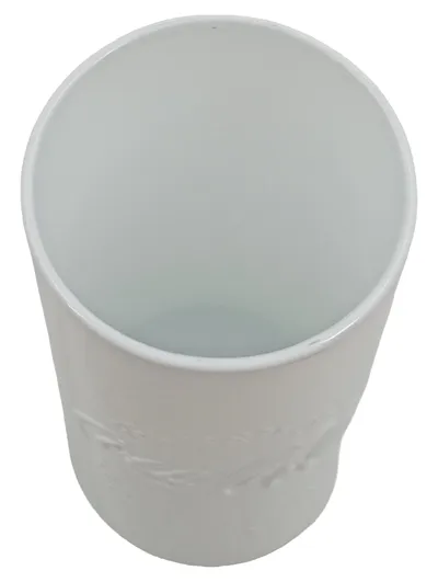 Coca-Cola Trinkbecher Fan Becher Glas Weiß 350ml