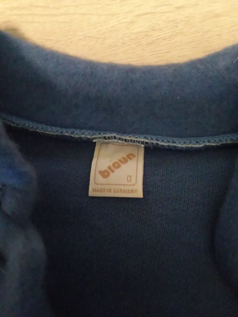 braun Damen Strickjacke Longstrickjacke Gr. 40 Blau Polyacryl 3
