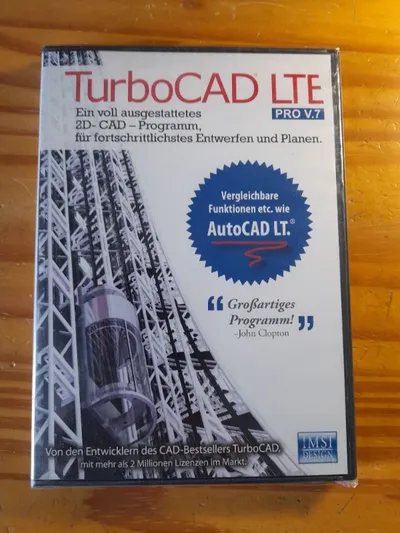 IMSI Design TurboCAD LTE PRO V.7 2D CAD Software PC Entwerfen Planen