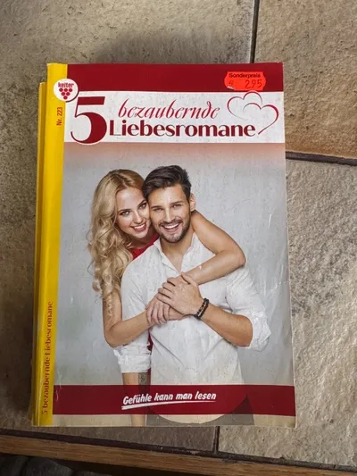 Kelter Heftroman 5 bezaubernde Liebesromane Nr. 223 Gefühle kann man lesen