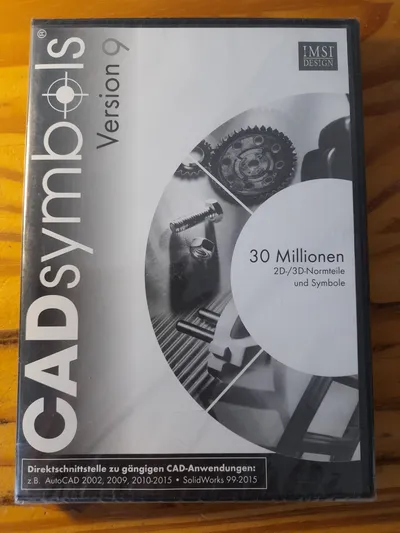 CADsymbols Version 9 IMSI Design 30 Millionen 2D/3D Normteile Symbole Software