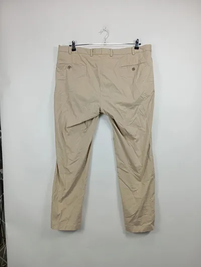 Hiltl Herren Chino Stoffhose Beige Gr. 28 W41 L30 Baumwolle