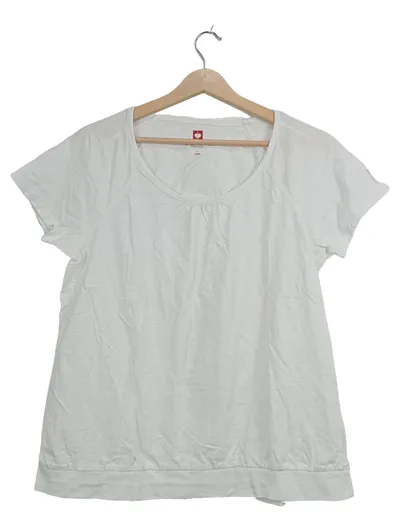 Engelbert Strauss Damen T-Shirt Weiß Gr. 40 L Basic Kurzarm Baumwolle