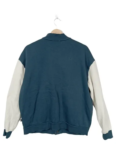 PUMA Herren Blouson College Jacke Blau Gr. 50 L Baumwolle Sportlich