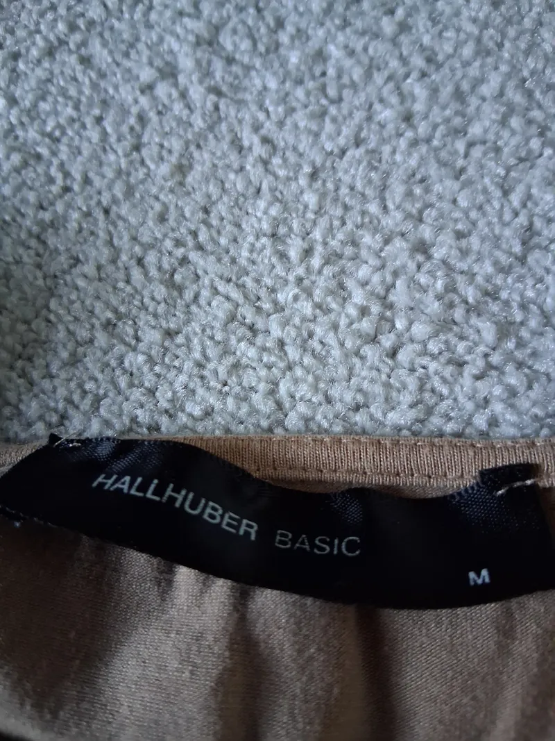 Hallhuber Basic Damen Pullover Shirt Braun Gr. 38 M 3/4-Arm 3