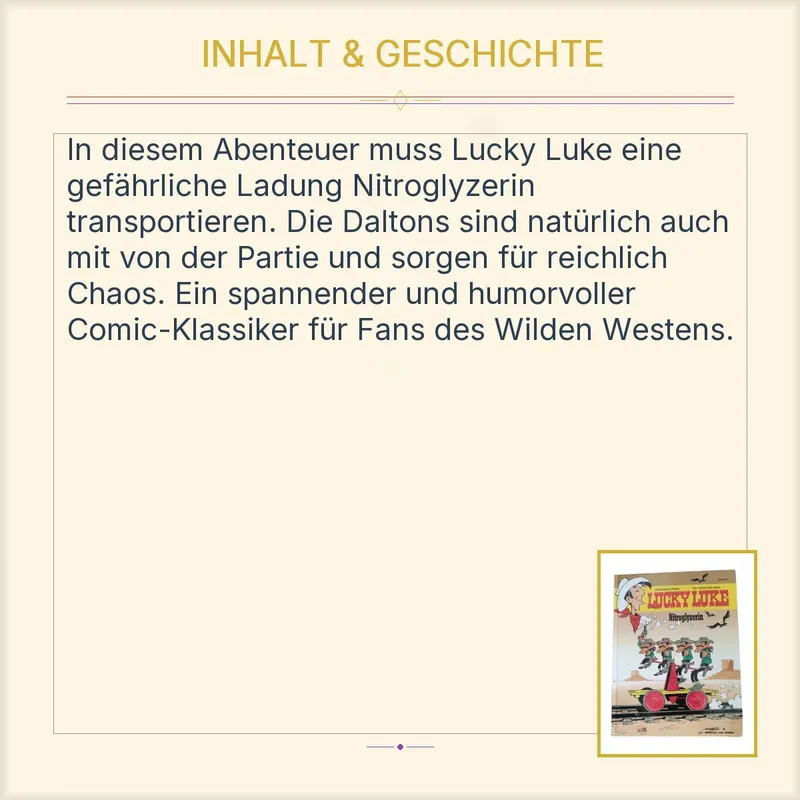 Lucky Luke Band 52 Nitroglyzerin Comic Egmont Comic Collection Morris 3