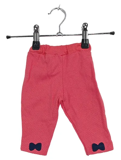 Hippil Baby Mädchen Jogginghose Gr. 68 Rosa Punkte Schleifen