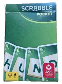 Scrabble Pocket ASS Altenburger Kartenspiel Wortspiel Reisespiel 1