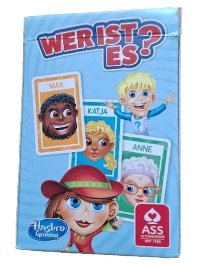 Wer ist es? Kartenspiel Hasbro Gaming ASS Altenburger Reisespiel