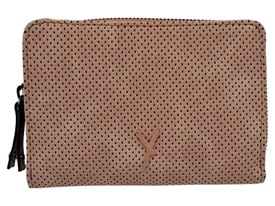 Suri Frey Geldbörse Damen Beige Lochmuster Portemonnaie Wallet Casual