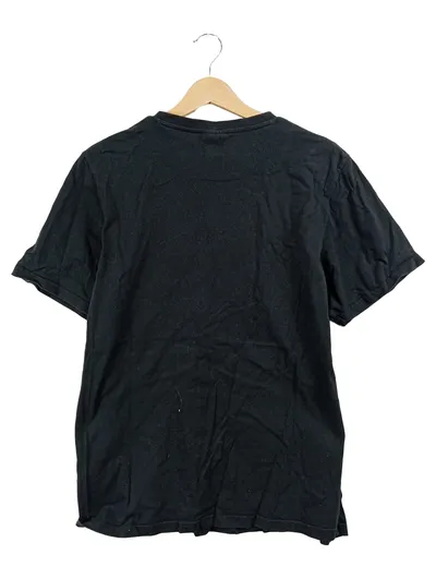 ellesse T-Shirt Damen Schwarz Gr. 42 XL Logo-Print Kurzarm Baumwolle