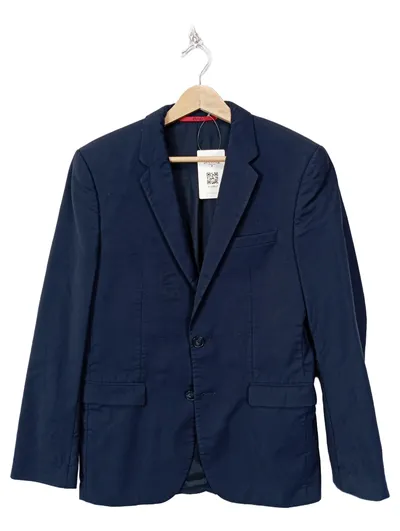 HUGO Herren Sakko Blau Gr. 50 L Business Anzugjacke Blazer