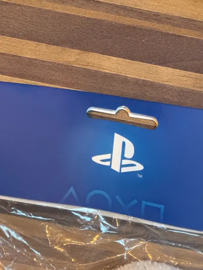 PlayStation Mütze mit Bommel Beanie Blau Logo Wintermütze Herren