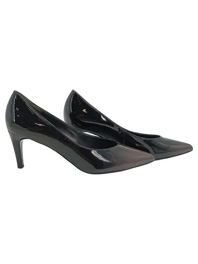 Högl Damen Pumps Lackleder Schwarz Elegant Klassisch Gr. 37