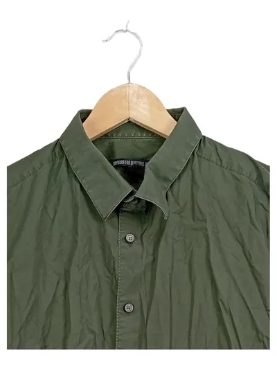 DRYKORN Herren Freizeithemd Oliv Gr. 44 Casual Langarm Hemd