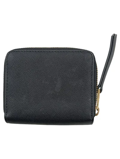 VERSACE JEANS COUTURE Geldbörse Damen Schwarz Reißverschluss Elegant