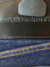 Emporio Armani Jeans Shorts Herren Gr. 52 Dunkelblau Denim 3