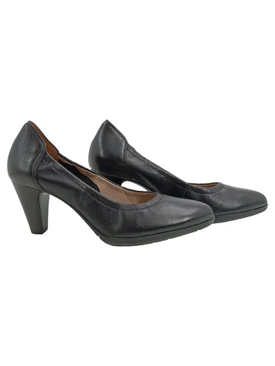 Högl Damen Pumps Leder Schwarz Klassisch Elegant Absatzschuhe Gr. 39