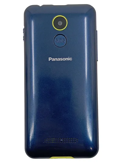 Panasonic KX-TU150EXC Tastentelefon Seniorenhandy Blau SOS-Taste Dual-SIM